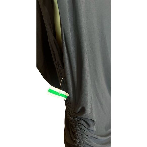 Ramy Brook Venus Ruched Mini Dress in Black NWT Size XL - Picture 7 of 10